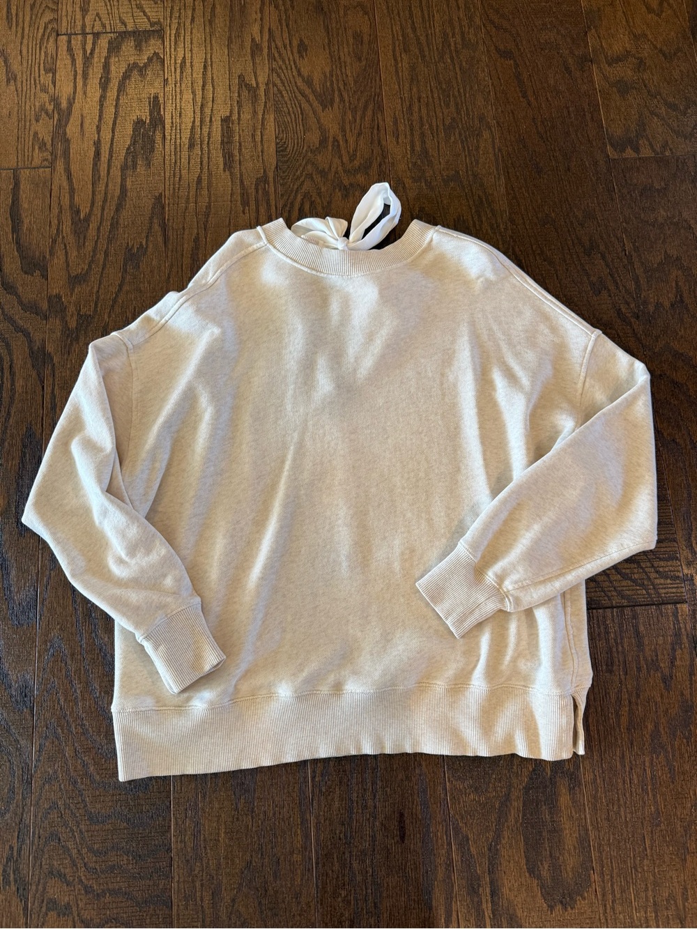 Aerie Big Chill Crewneck Sweatshirt with Bow size Womens Small - Picture 3 of 6